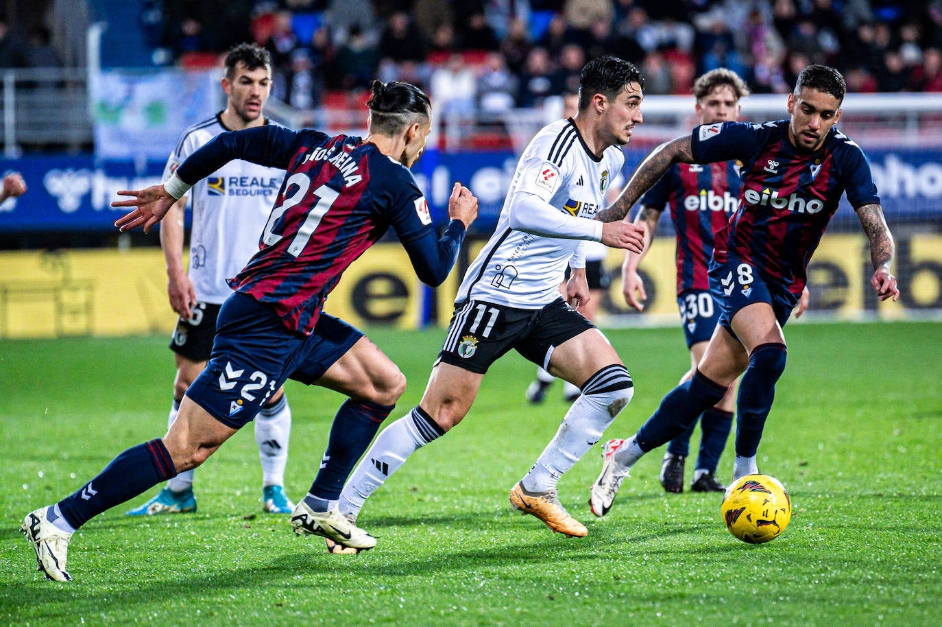 El partido SD Eibar - Burgos CF, en imágenes