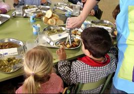 Imagen archivo de un comedor infantil.