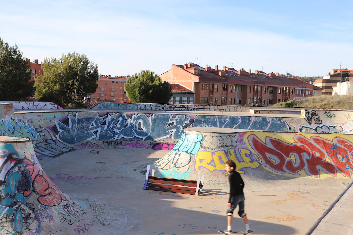 La pista de skatepark de Burgos, un peligro para los deportistas