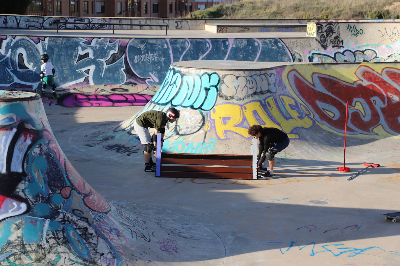 La pista de skatepark de Burgos, un peligro para los deportistas