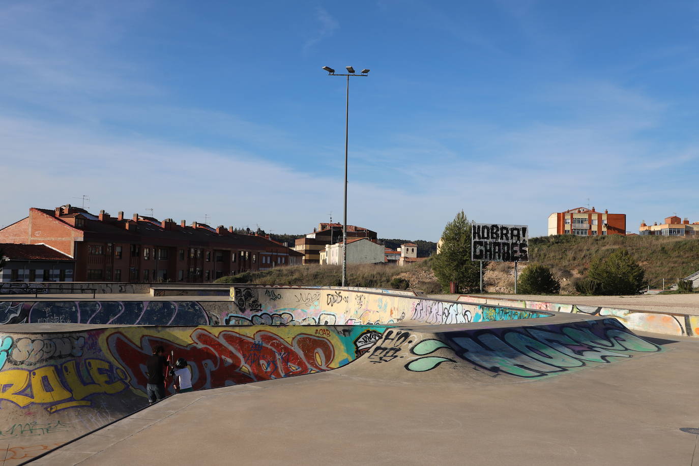 La pista de skatepark de Burgos, un peligro para los deportistas