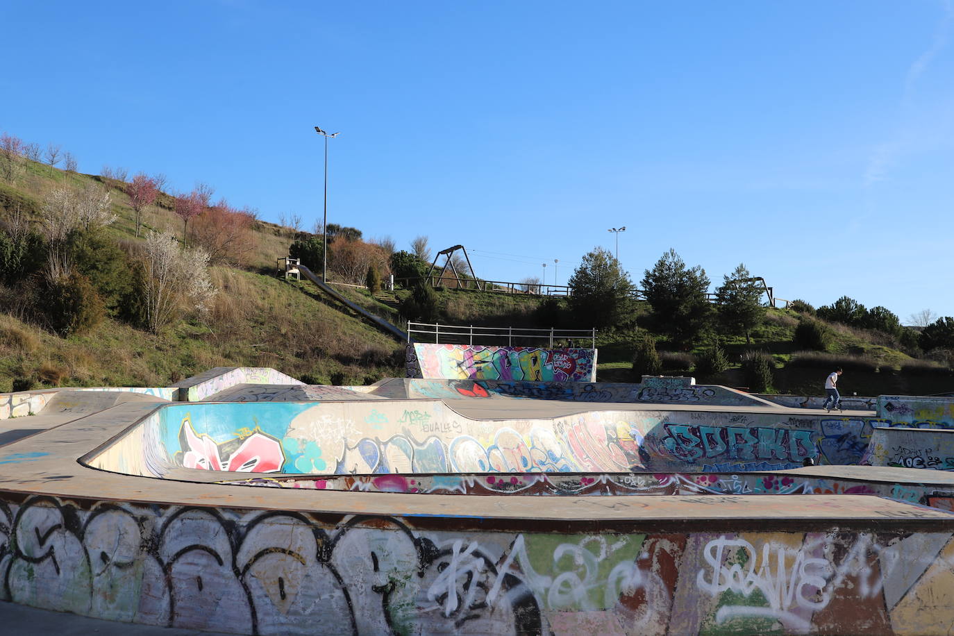 La pista de skatepark de Burgos, un peligro para los deportistas