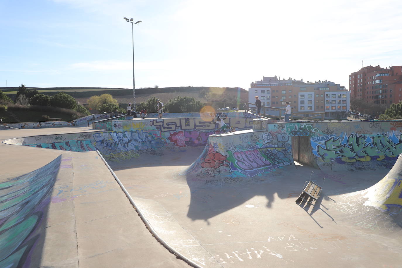 La pista de skatepark de Burgos, un peligro para los deportistas