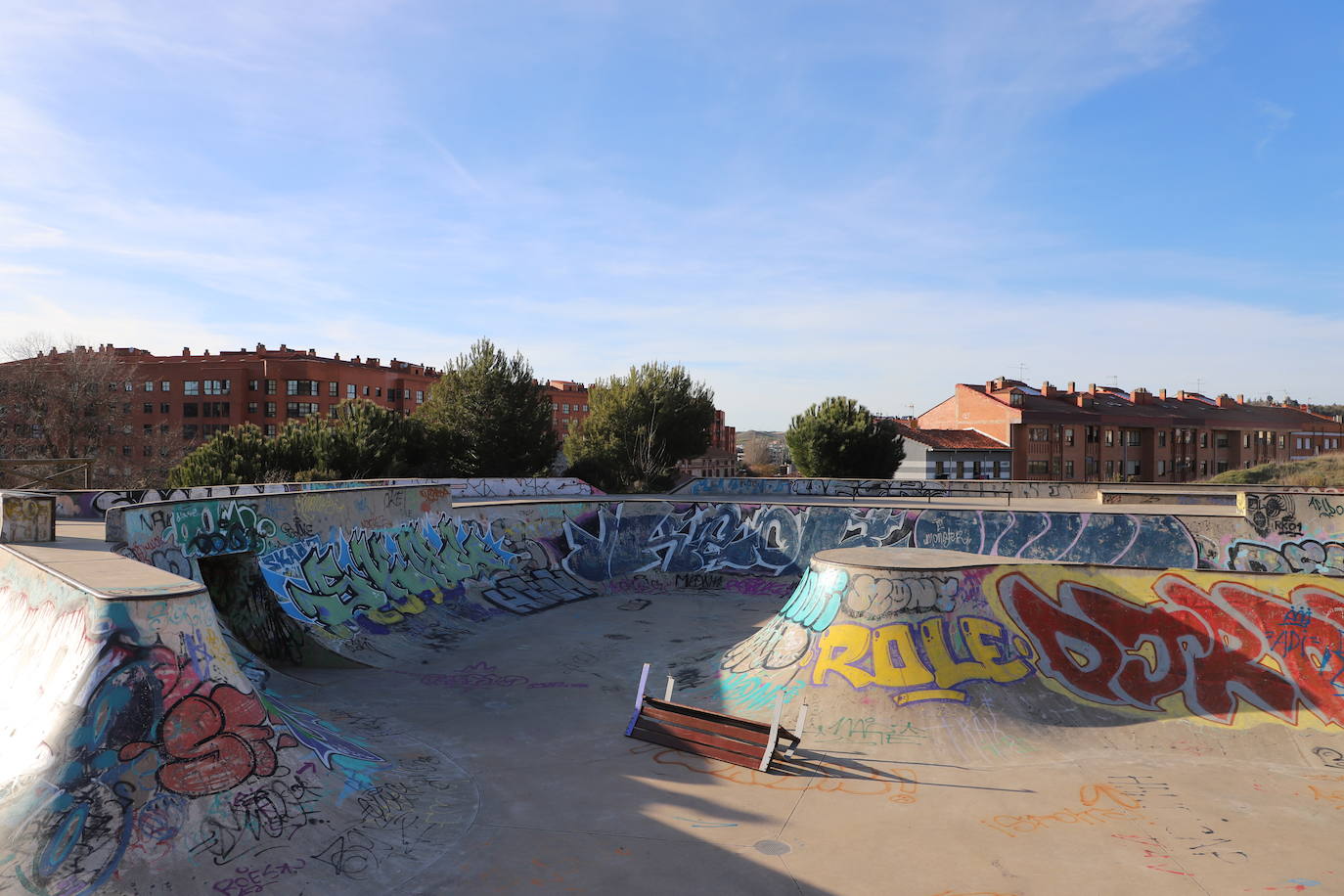 La pista de skatepark de Burgos, un peligro para los deportistas