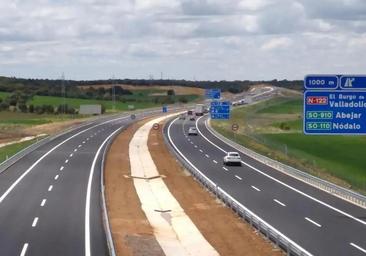 Licitado por 212 millones de euros el tramo de la autovía del Duero entre Aranda y Langa