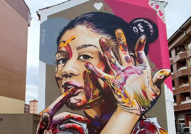 'Artista Vocacional', el mural de Tinte Rosa que se colocó como sexto mejor del mundo en 2021