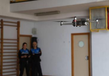 Drones que resuelven delitos y accidentes, la Policía de Burgos tiene vista de pájaro