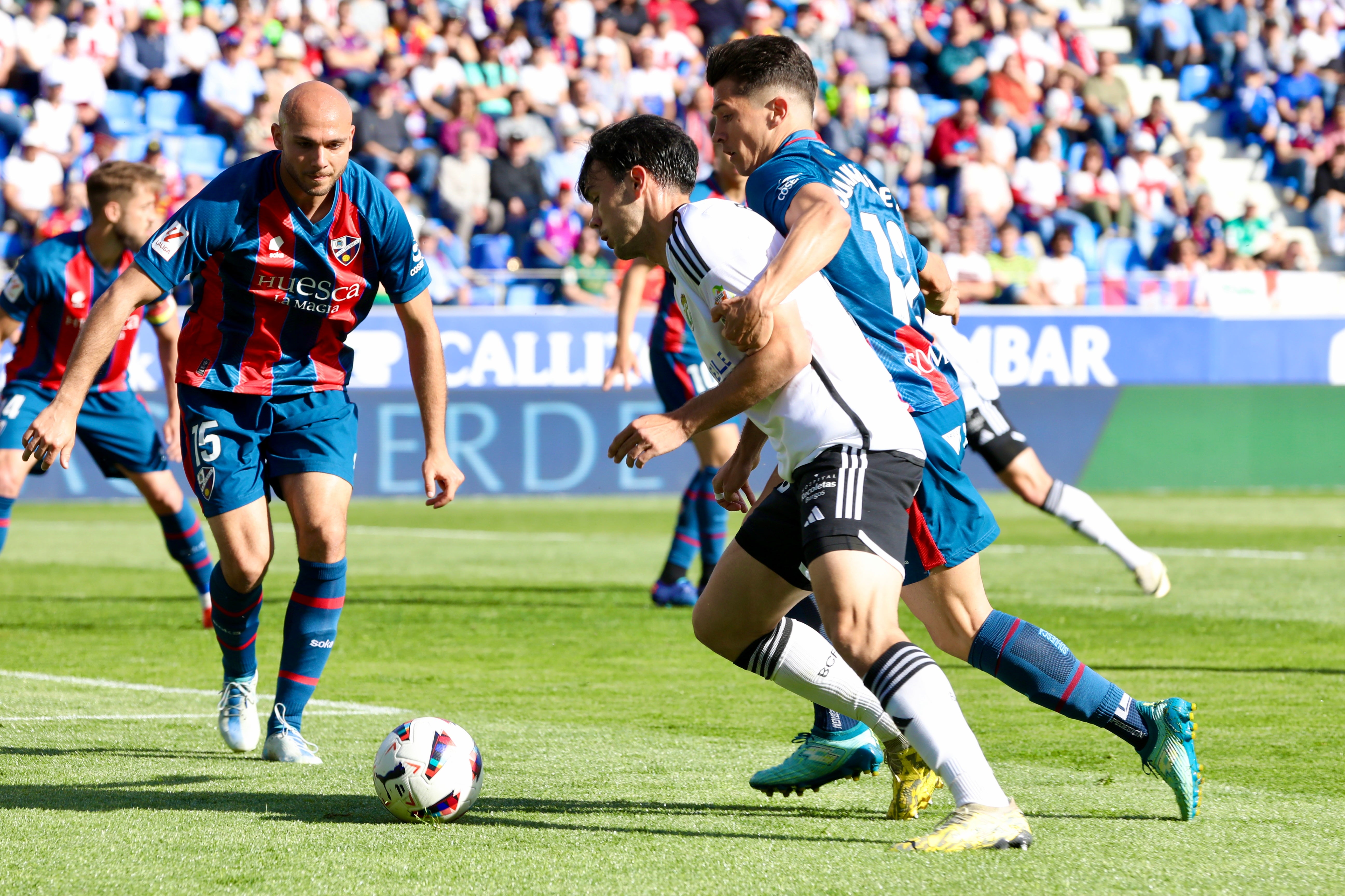 Así ha sido la derrota del Burgos CF ante la SD Huesca en imágenes