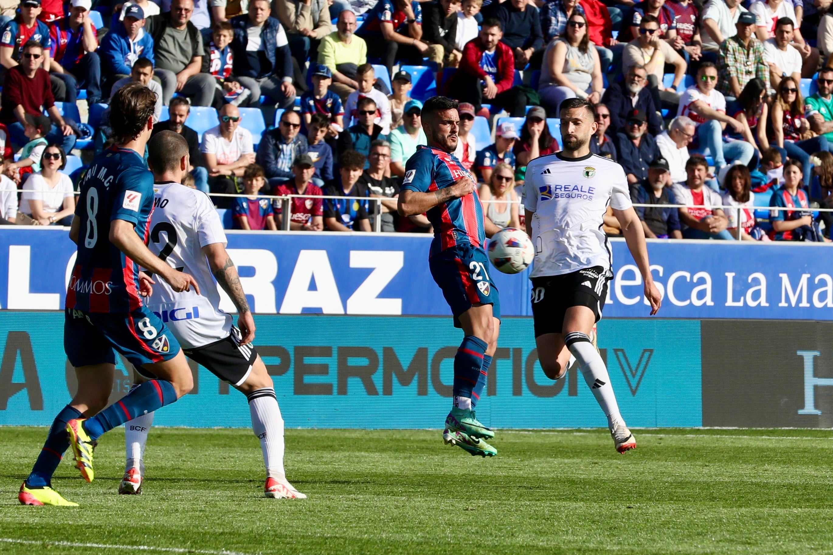 Así ha sido la derrota del Burgos CF ante la SD Huesca en imágenes