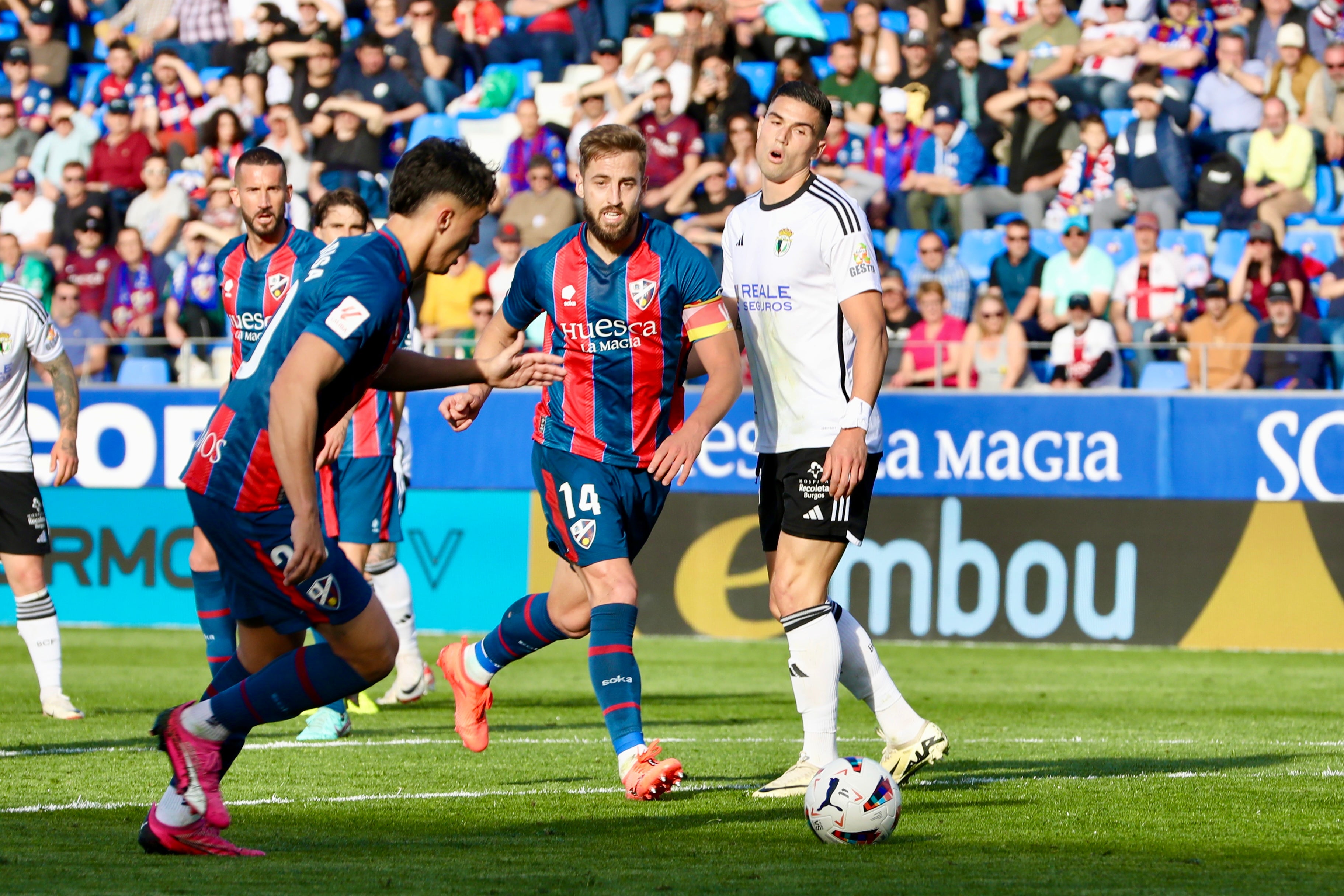 Así ha sido la derrota del Burgos CF ante la SD Huesca en imágenes