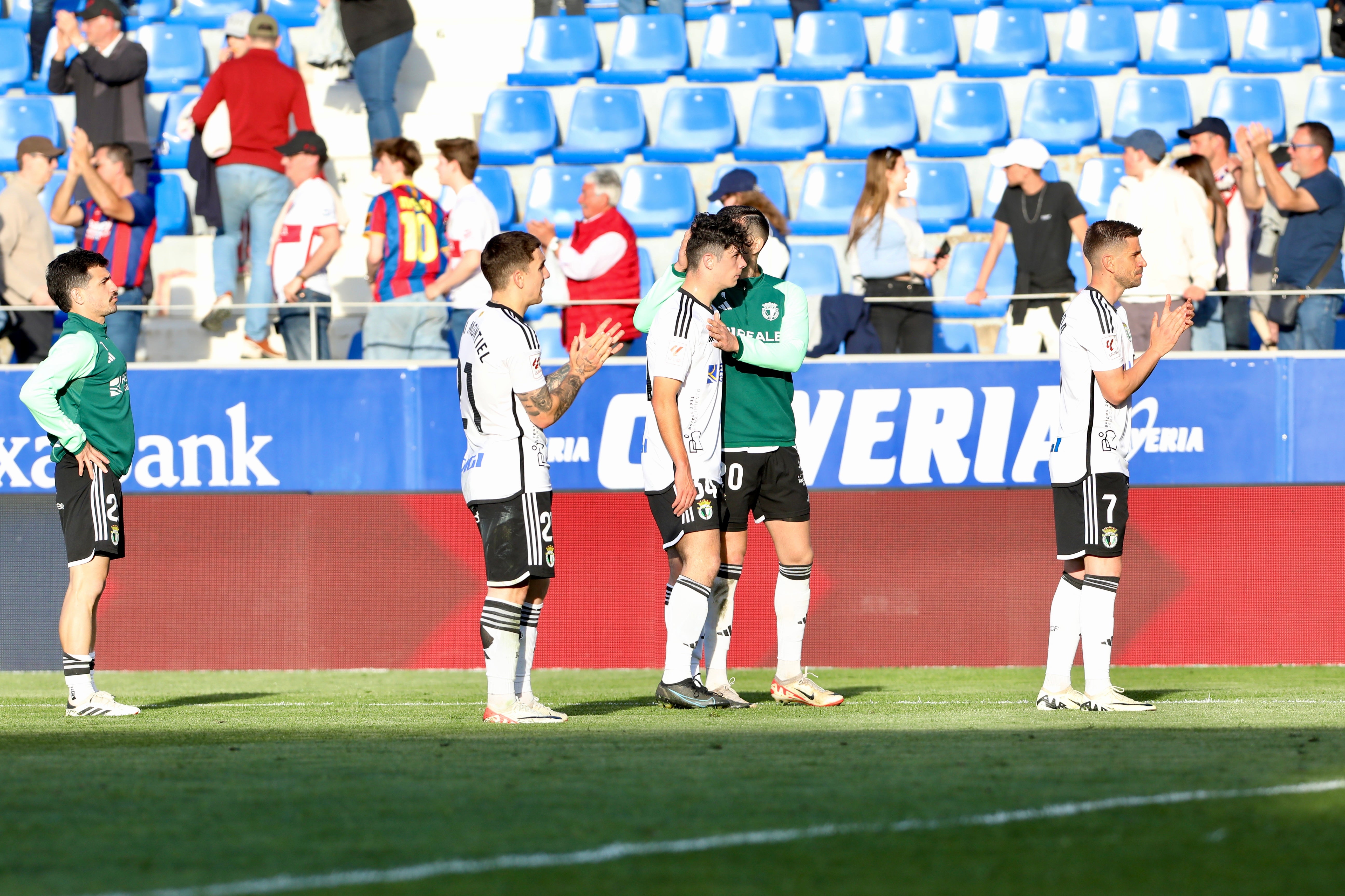 Así ha sido la derrota del Burgos CF ante la SD Huesca en imágenes