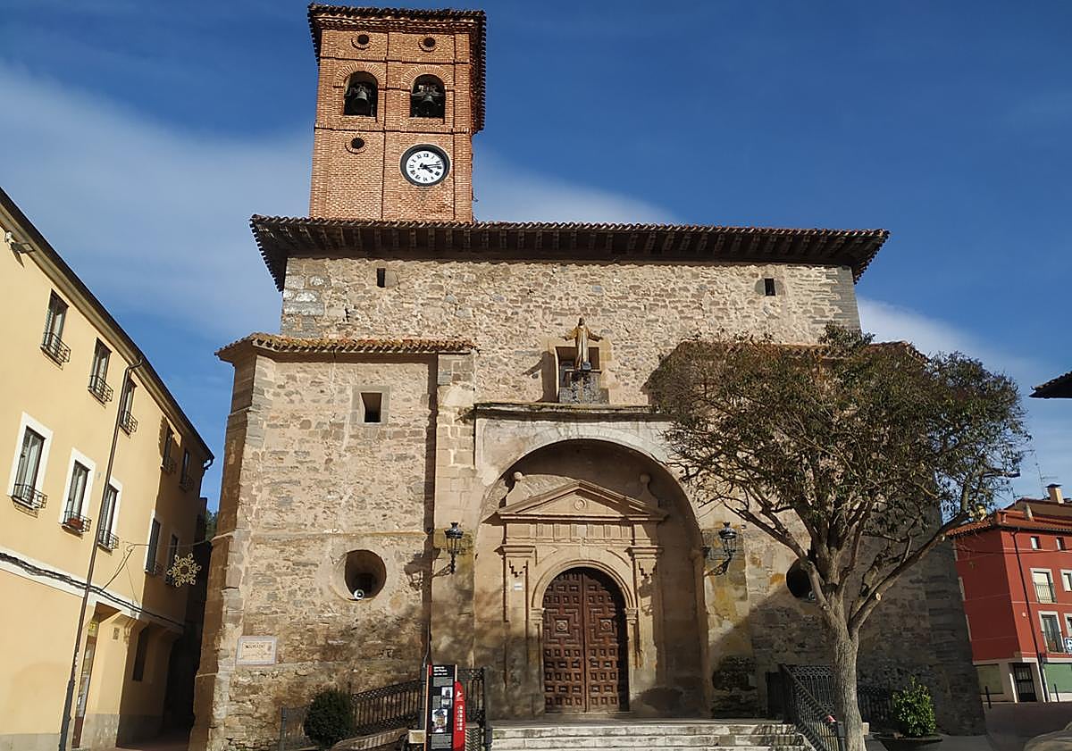 Imagen principal - Iglesia de San Pedro, Cuevas de Caprasio, San Valentín y Santa Pía y Castillo.