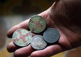 Monedas utilizadas para el juego de las chapas