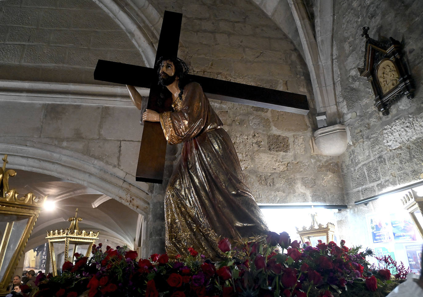 Así ha sido la procesión de El Encuentro celebrada en la iglesia de San Gil