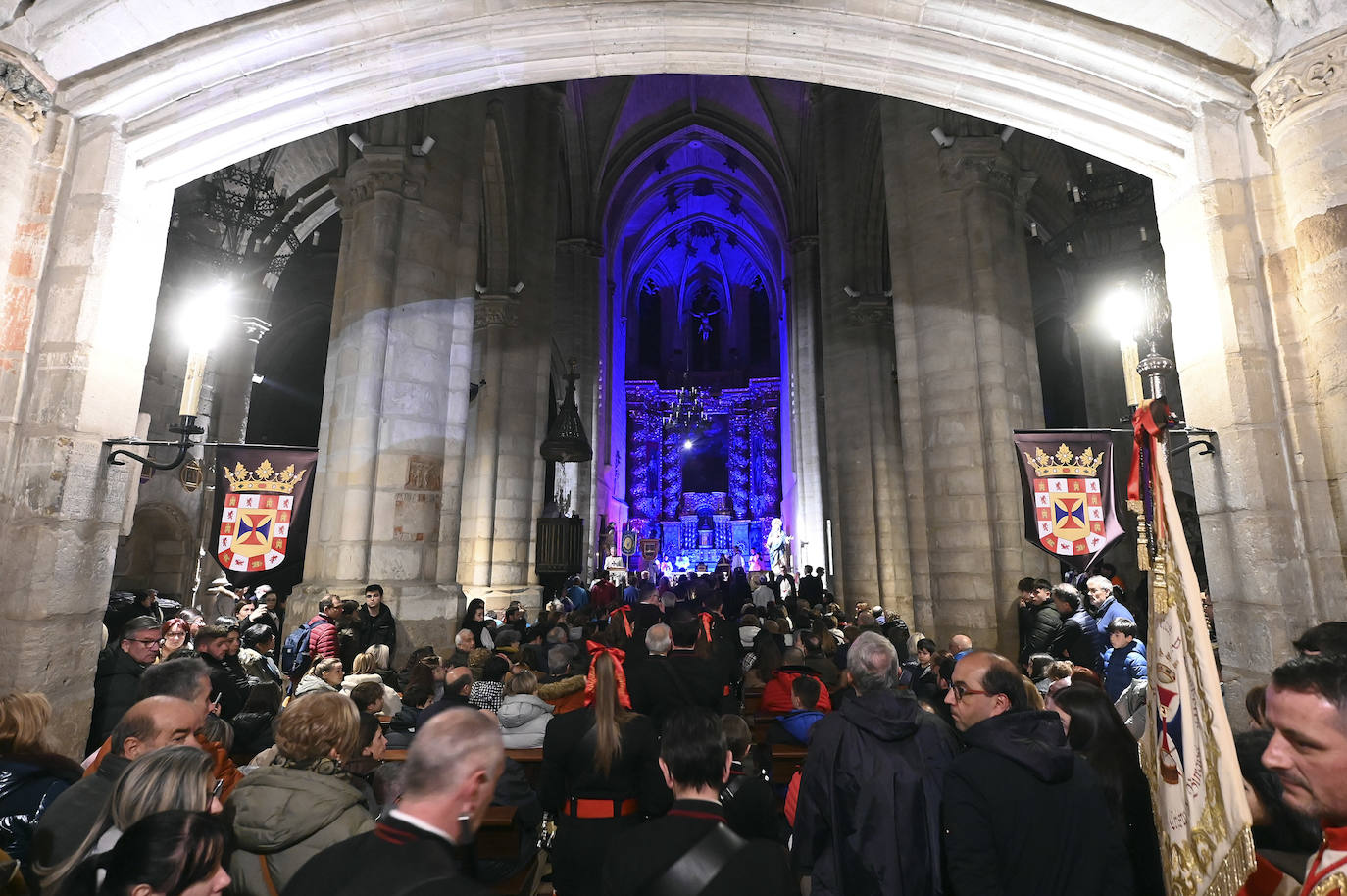 Así ha sido la procesión de El Encuentro celebrada en la iglesia de San Gil