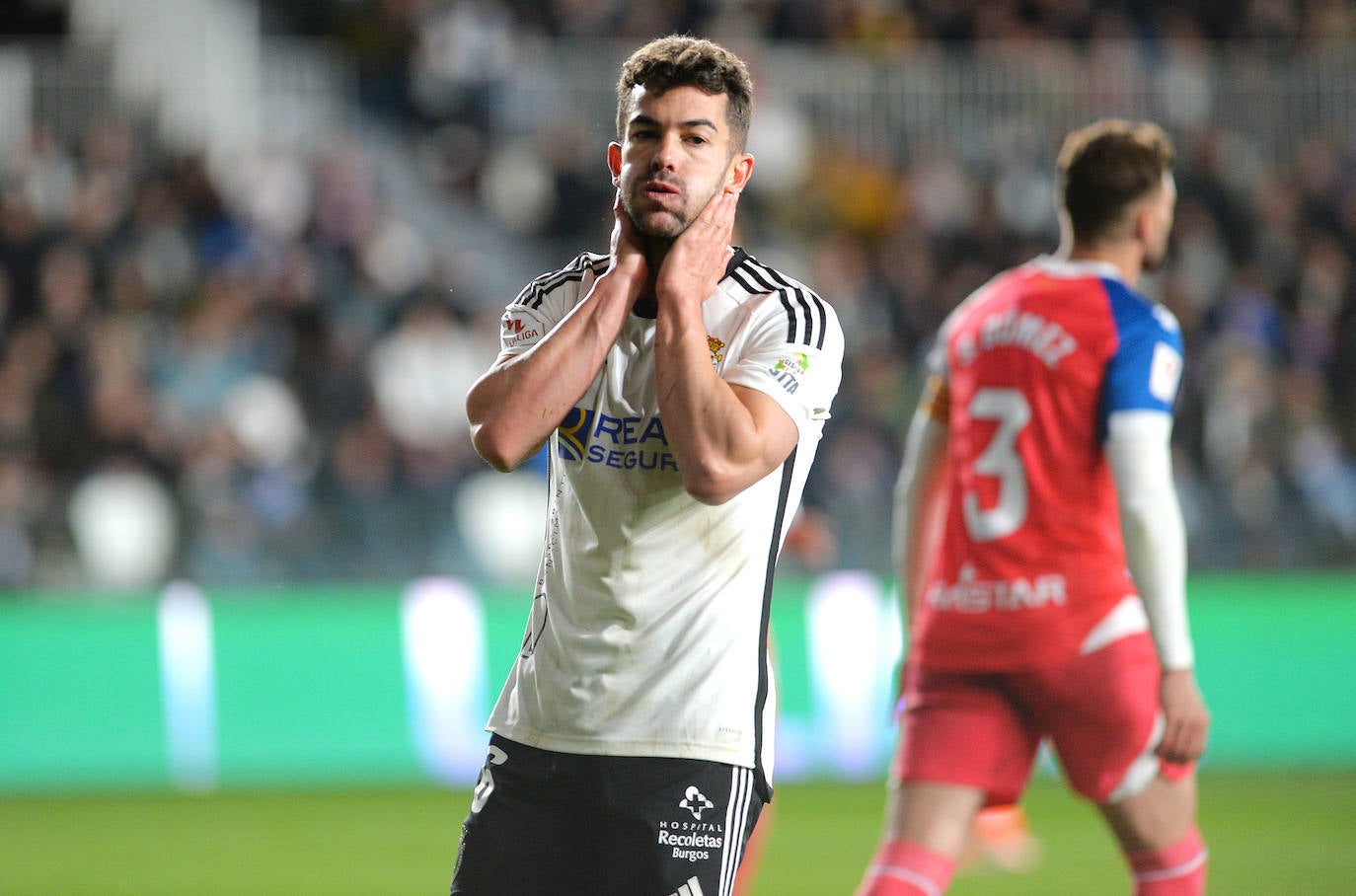 El partido Burgos CF - RCD Espanyol, en imágenes