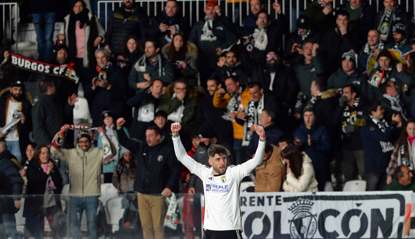 El partido Burgos CF - RCD Espanyol, en imágenes