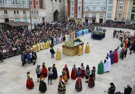 Imagen de archivo de la procesión del Anuncio Pascual.