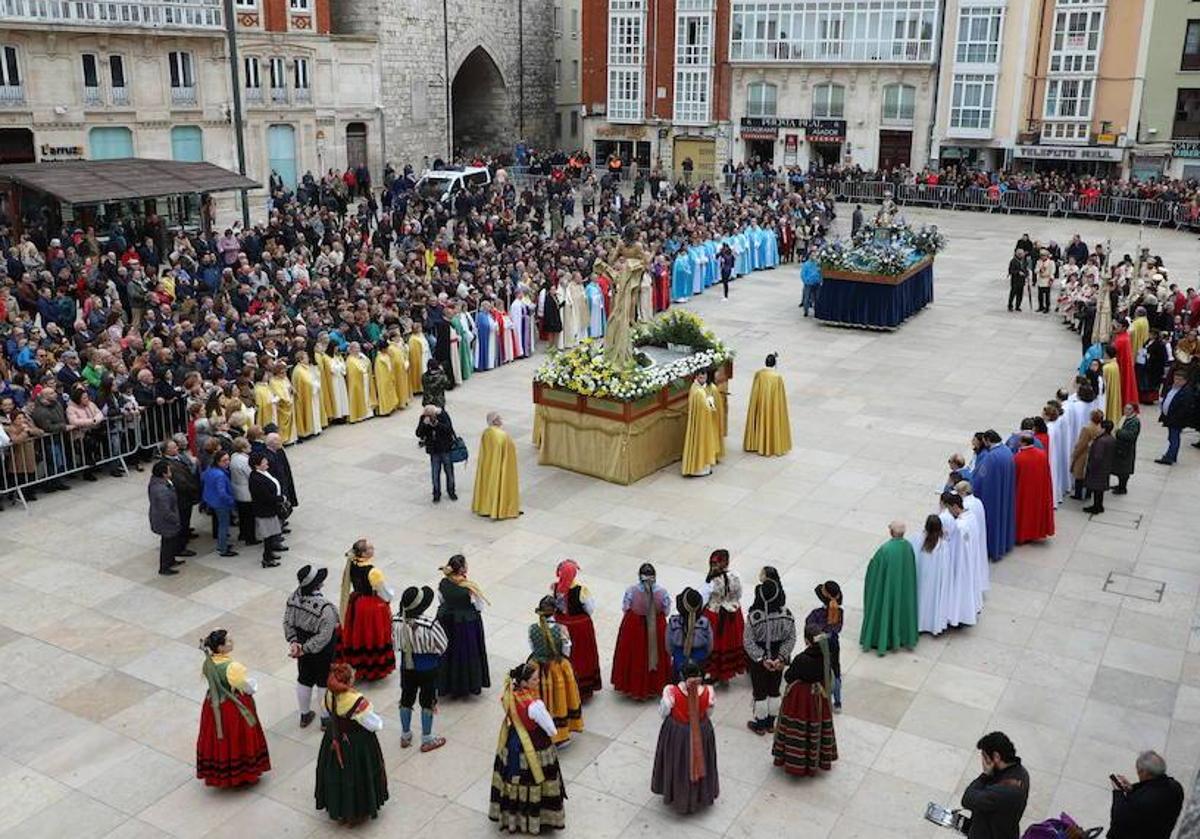 Imagen de archivo de la procesión del Anuncio Pascual.