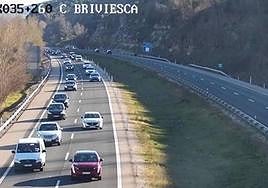 Imágenes de las cámaras de la DGT en Briviesca.