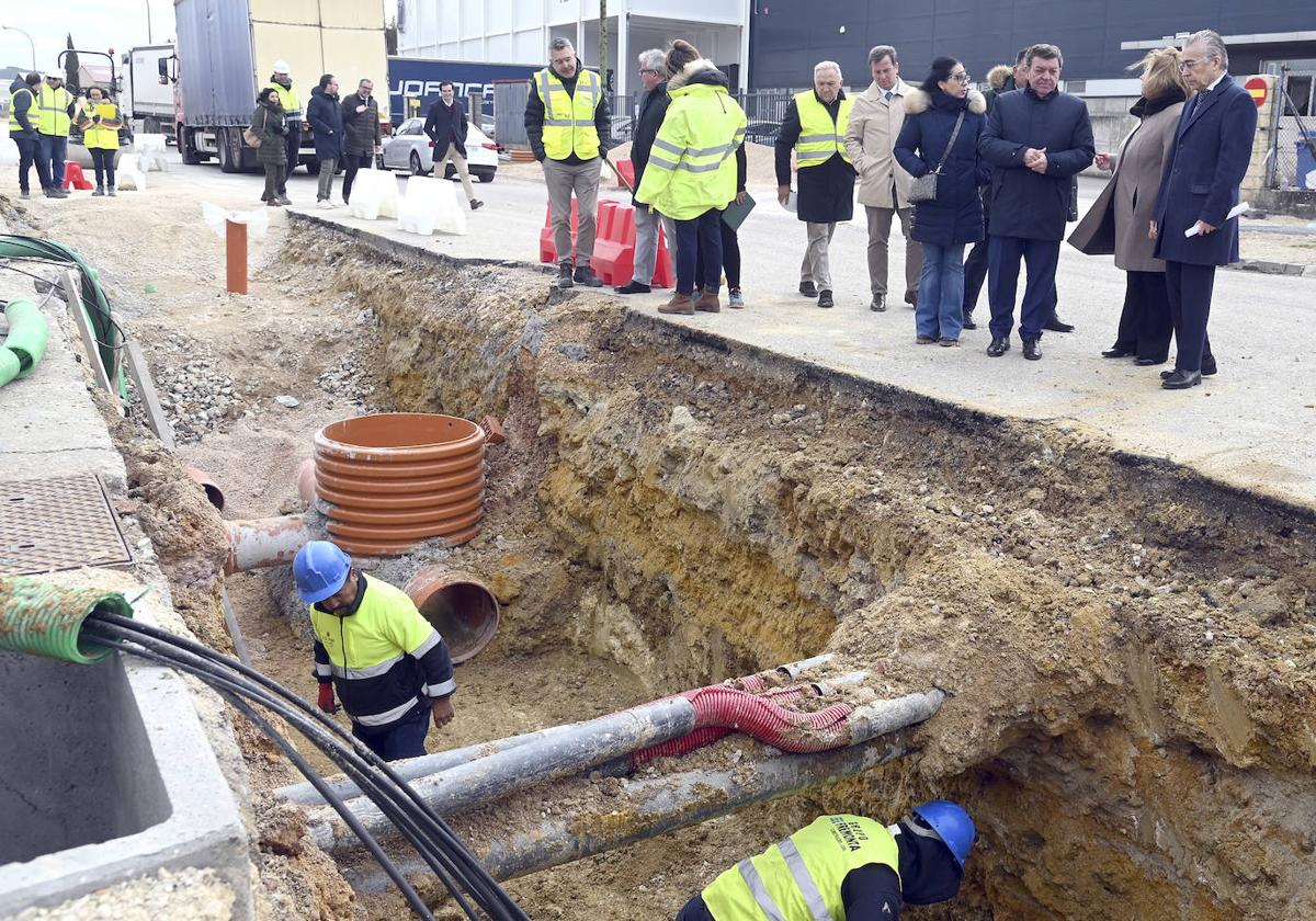 Obras de los viales de Villalonquéjar.