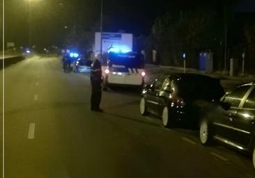 Interceptan a dos conductores en una carrera ilegal en Villalonquéjar