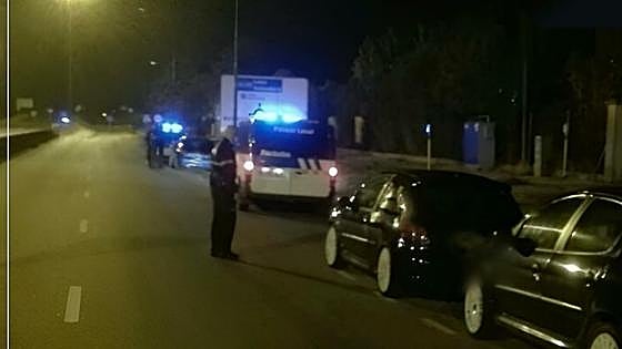 Interceptan a dos conductores en una carrera ilegal en Villalonquéjar