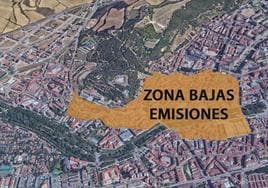 Las ZBE se limitarán al centro de Burgos.