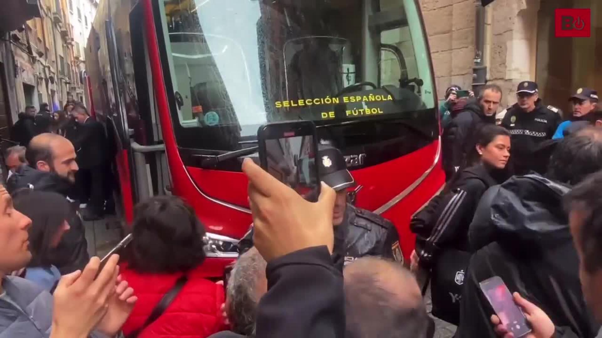 Así ha llegado la Roja Femenina a Burgos