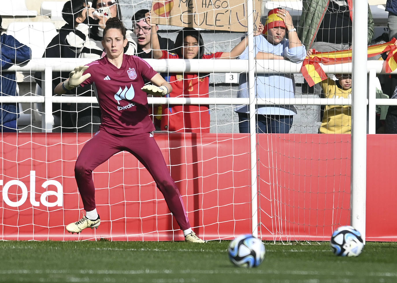 El partido de la Roja en Burgos, en imágenes