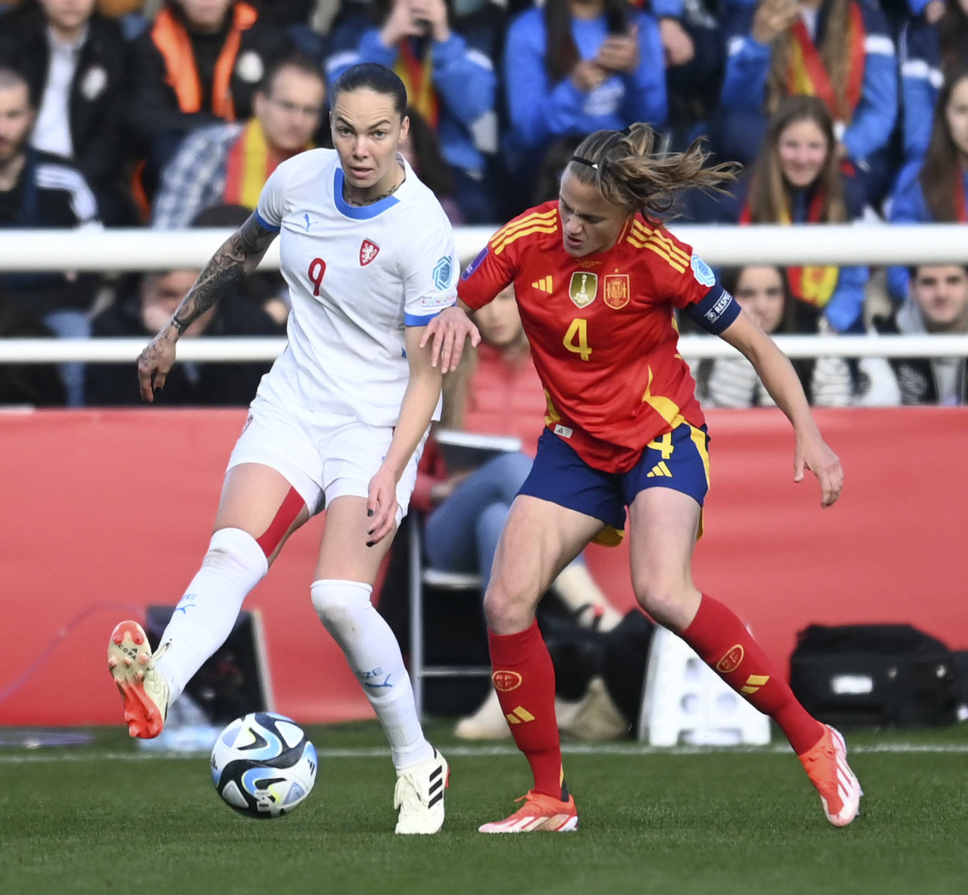 El partido de la Roja en Burgos, en imágenes