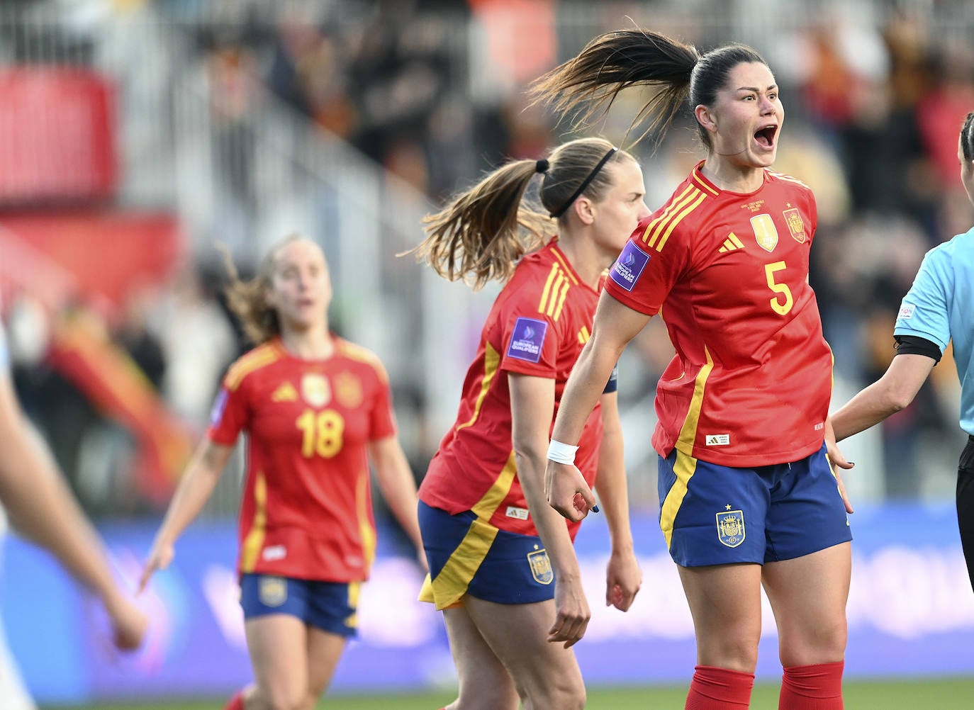 El partido de la Roja en Burgos, en imágenes