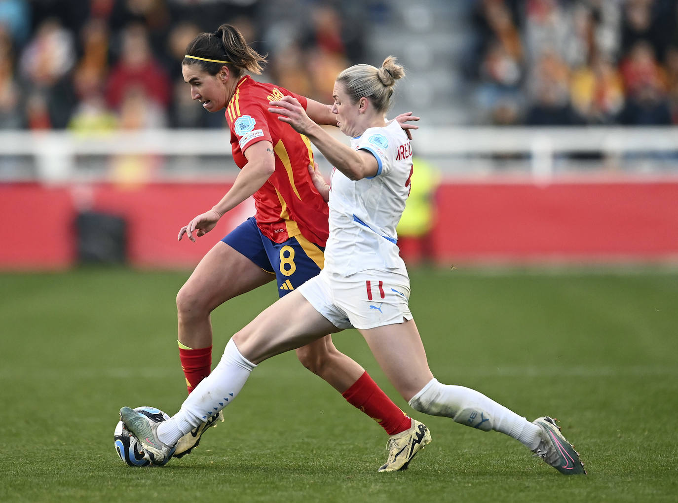 El partido de la Roja en Burgos, en imágenes