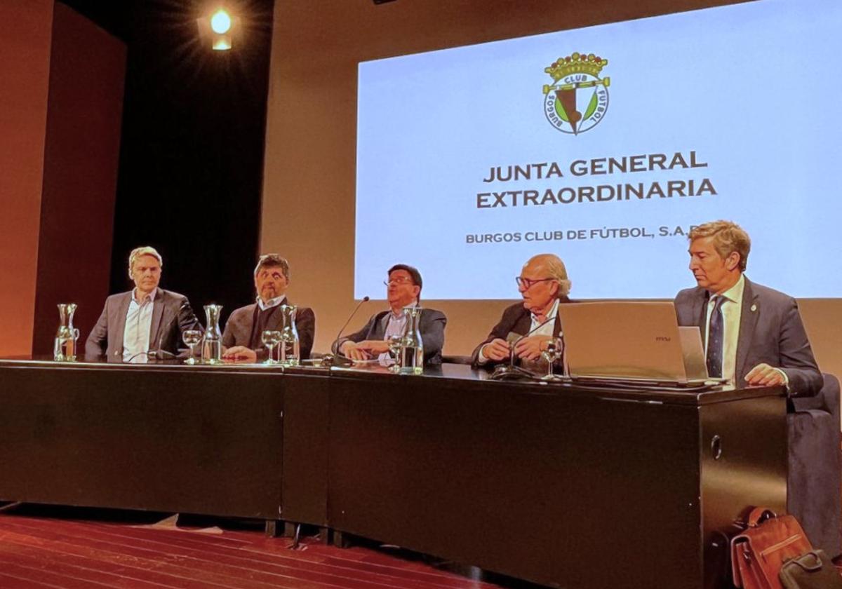 Junta de accionistas del Burgos CF.