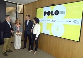 Representantes de la aceleradora de proyectos 'Polo Positivo'.