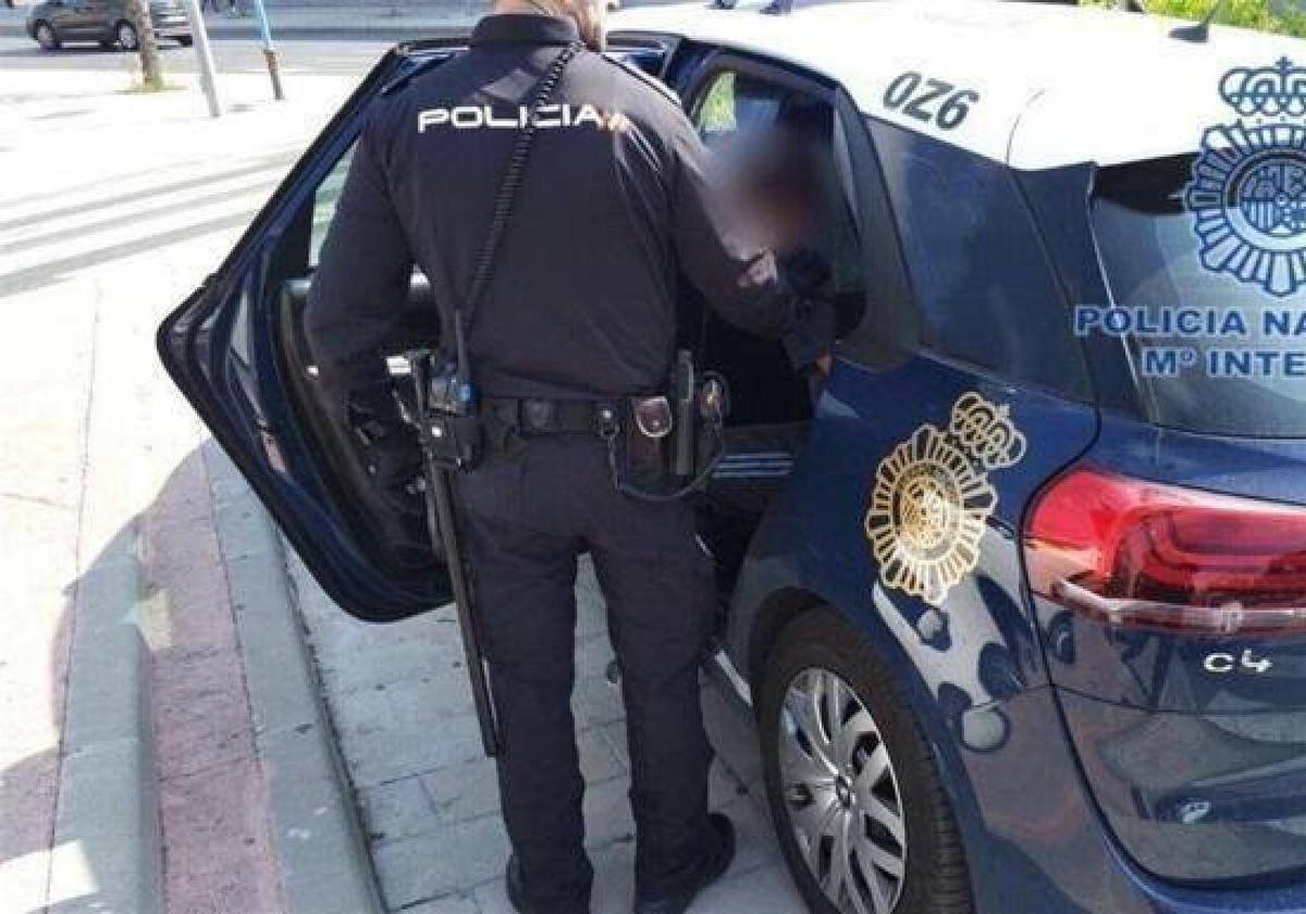 Imagen de una detención de la Policía Nacional.