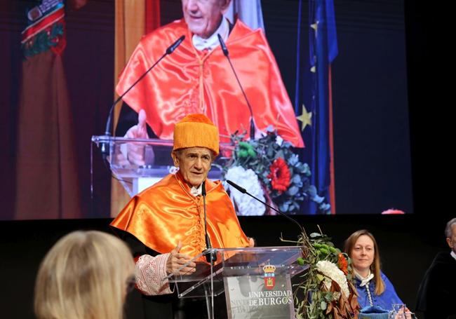 José Ignacio Nicolás-Correa Barragán durante el discurso.