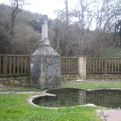 Pozo y fuente de san Indalecio, en Villafranca Montes de Oca.