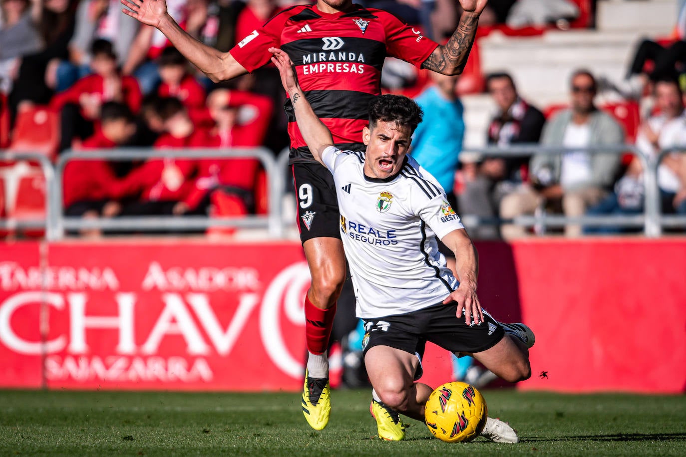 El Mirandés se lleva el derbi de Burgos