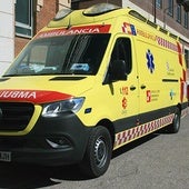 Herido al salirse de la carretera y quedar atrapado en su coche en Burgos