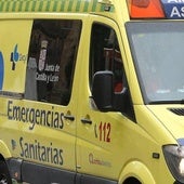 Herido tras volcar con su furgoneta en Burgos