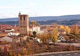 Vista de Villalmanzo, en Burgos.