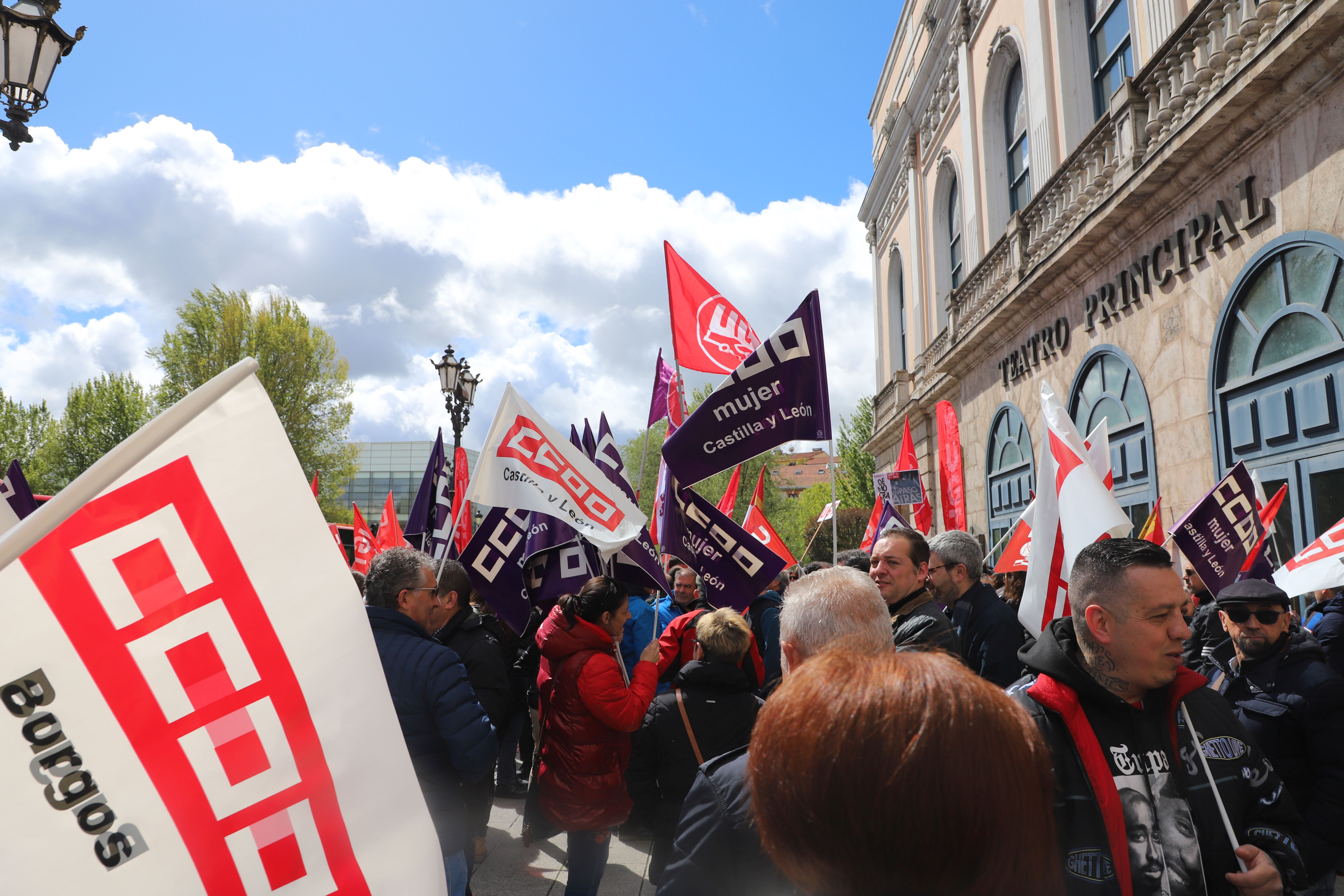 Las imágenes de la manifestación este Primero de Mayo