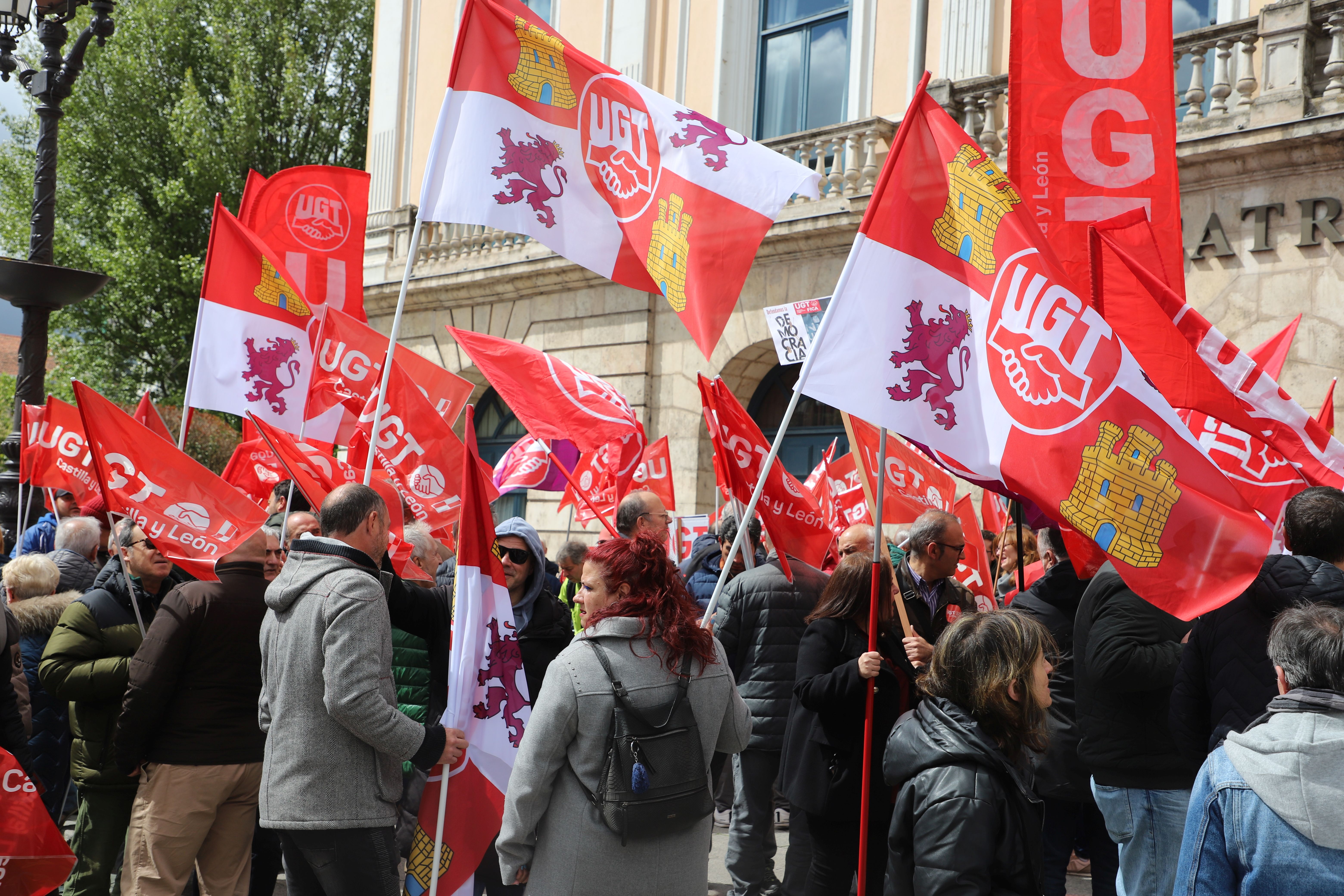 Las imágenes de la manifestación este Primero de Mayo