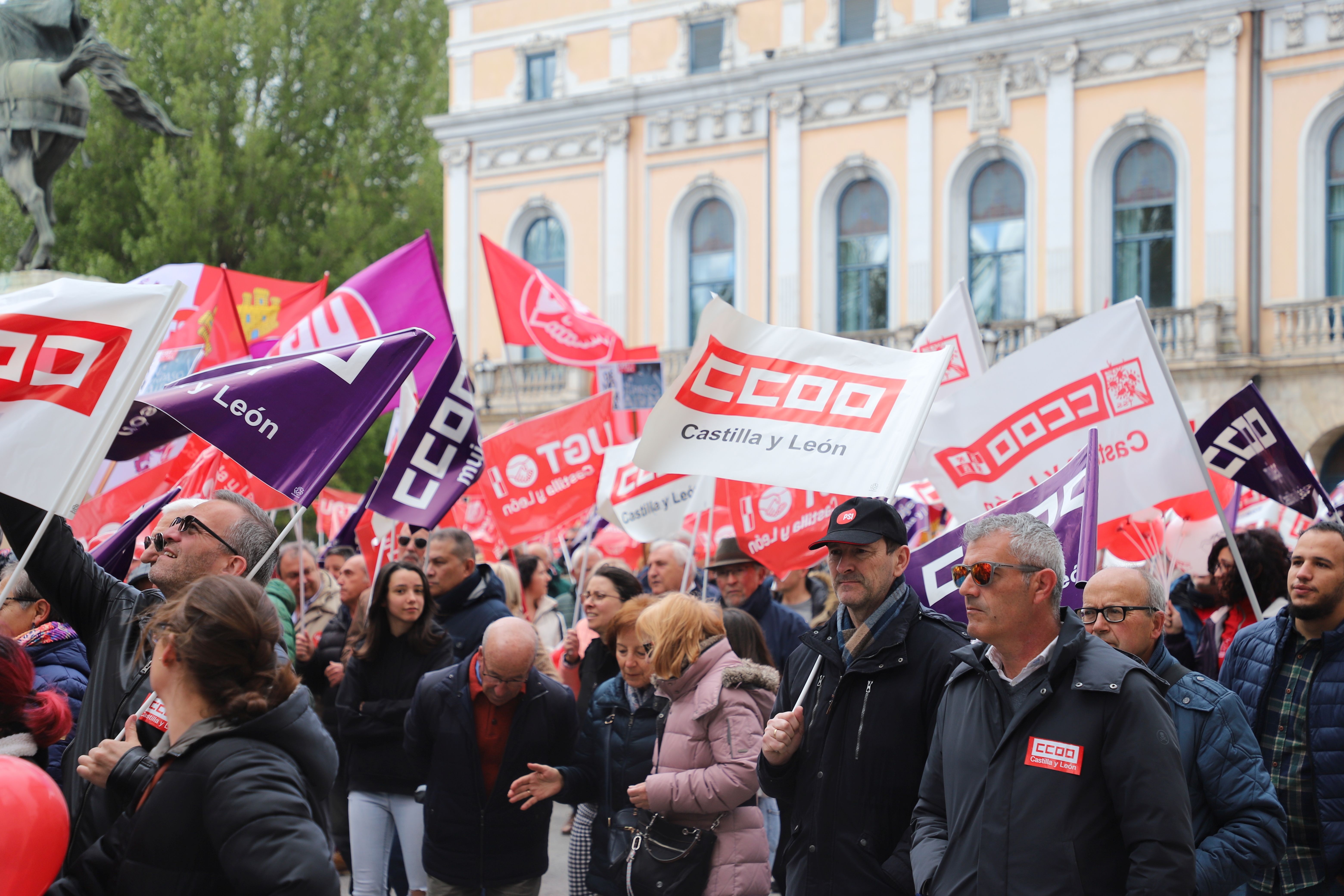 Las imágenes de la manifestación este Primero de Mayo