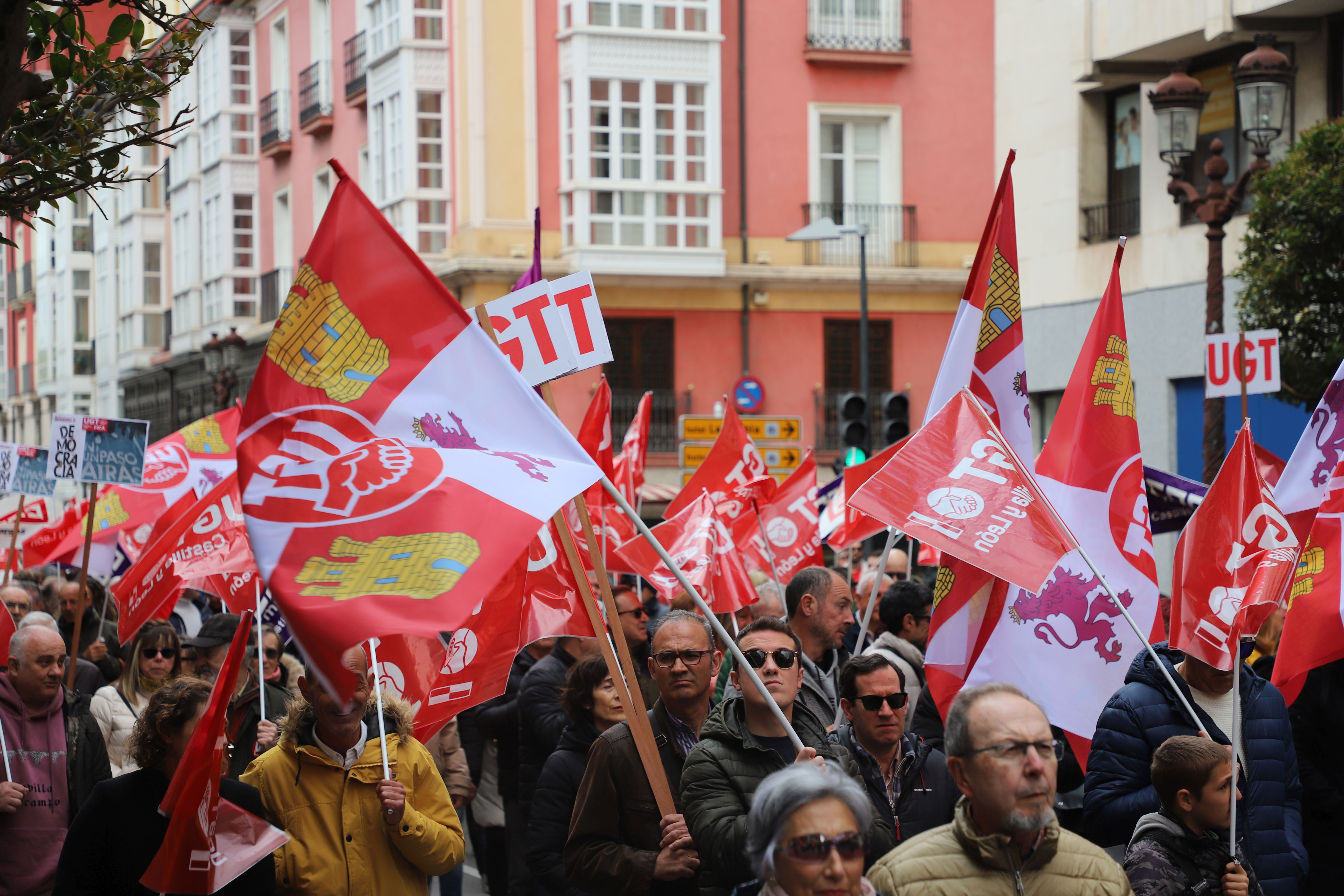 Las imágenes de la manifestación este Primero de Mayo