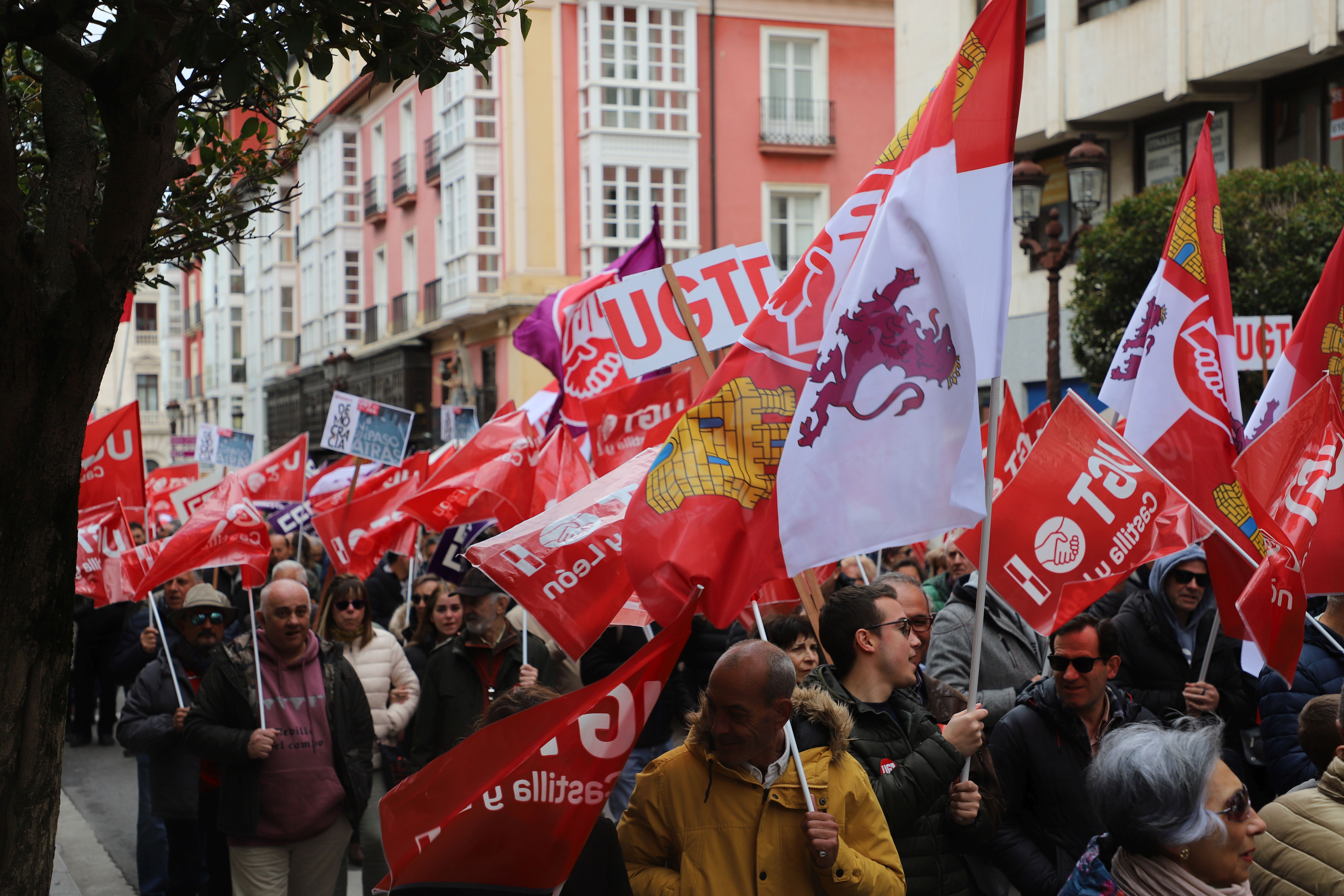 Las imágenes de la manifestación este Primero de Mayo