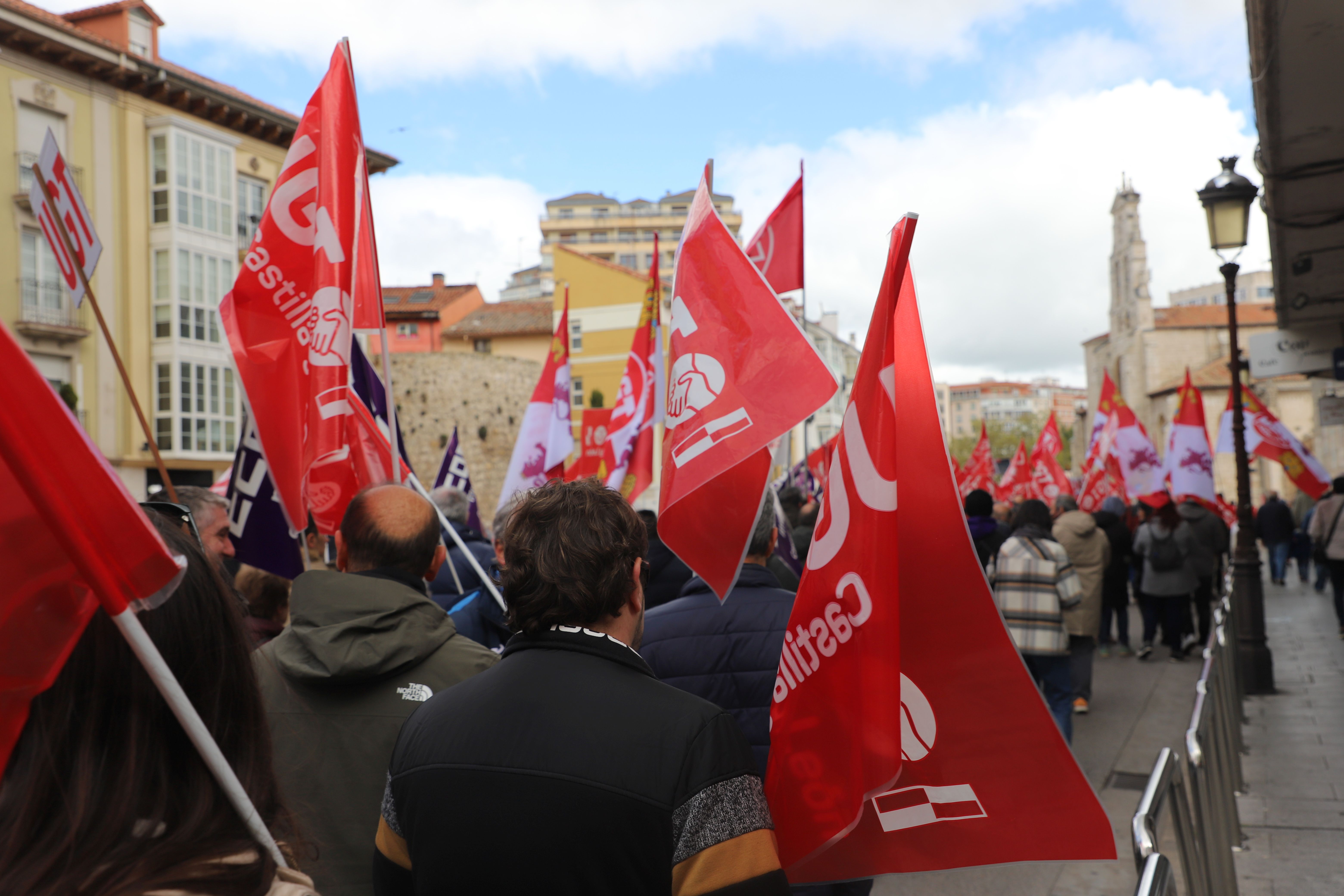 Las imágenes de la manifestación este Primero de Mayo