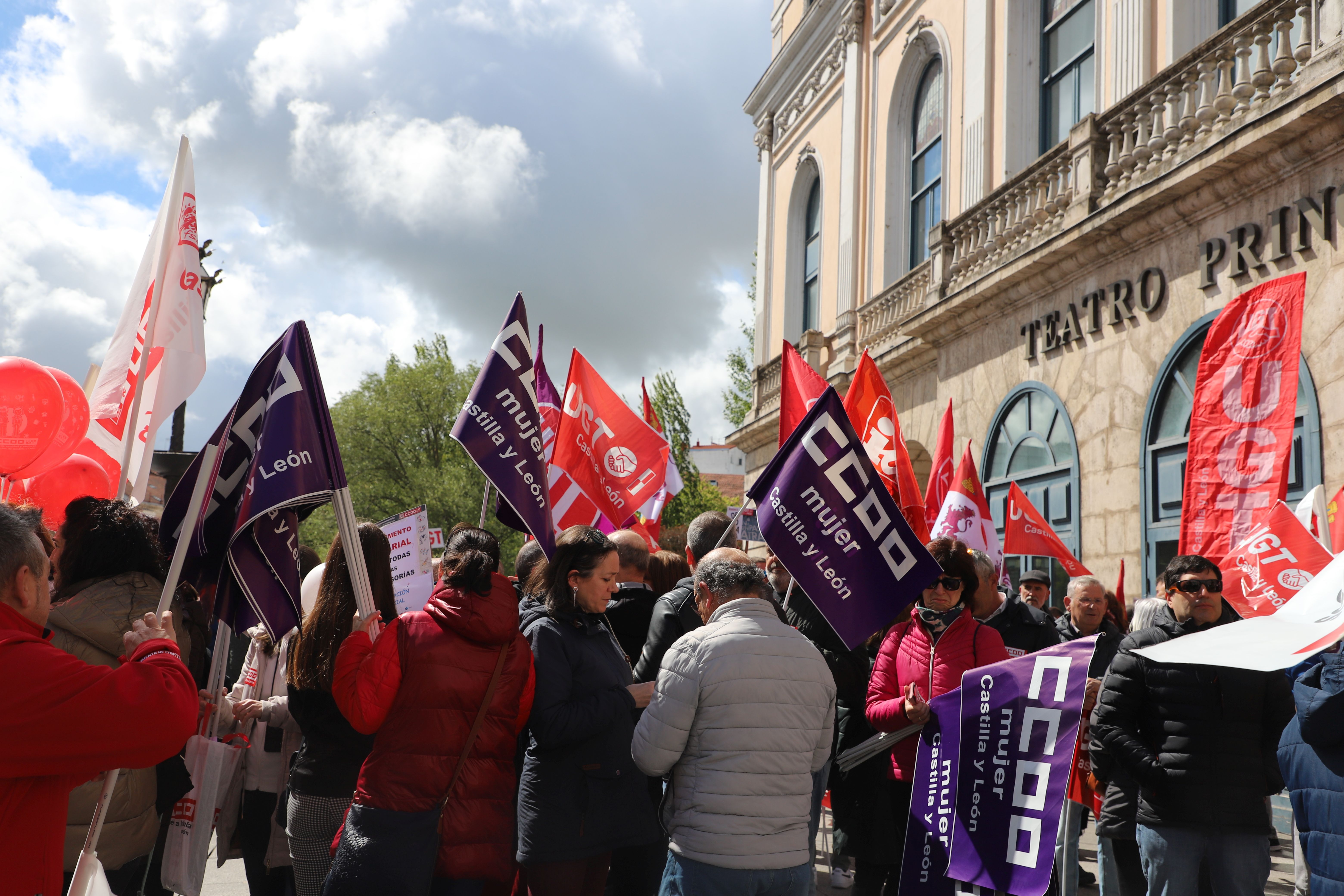 Las imágenes de la manifestación este Primero de Mayo