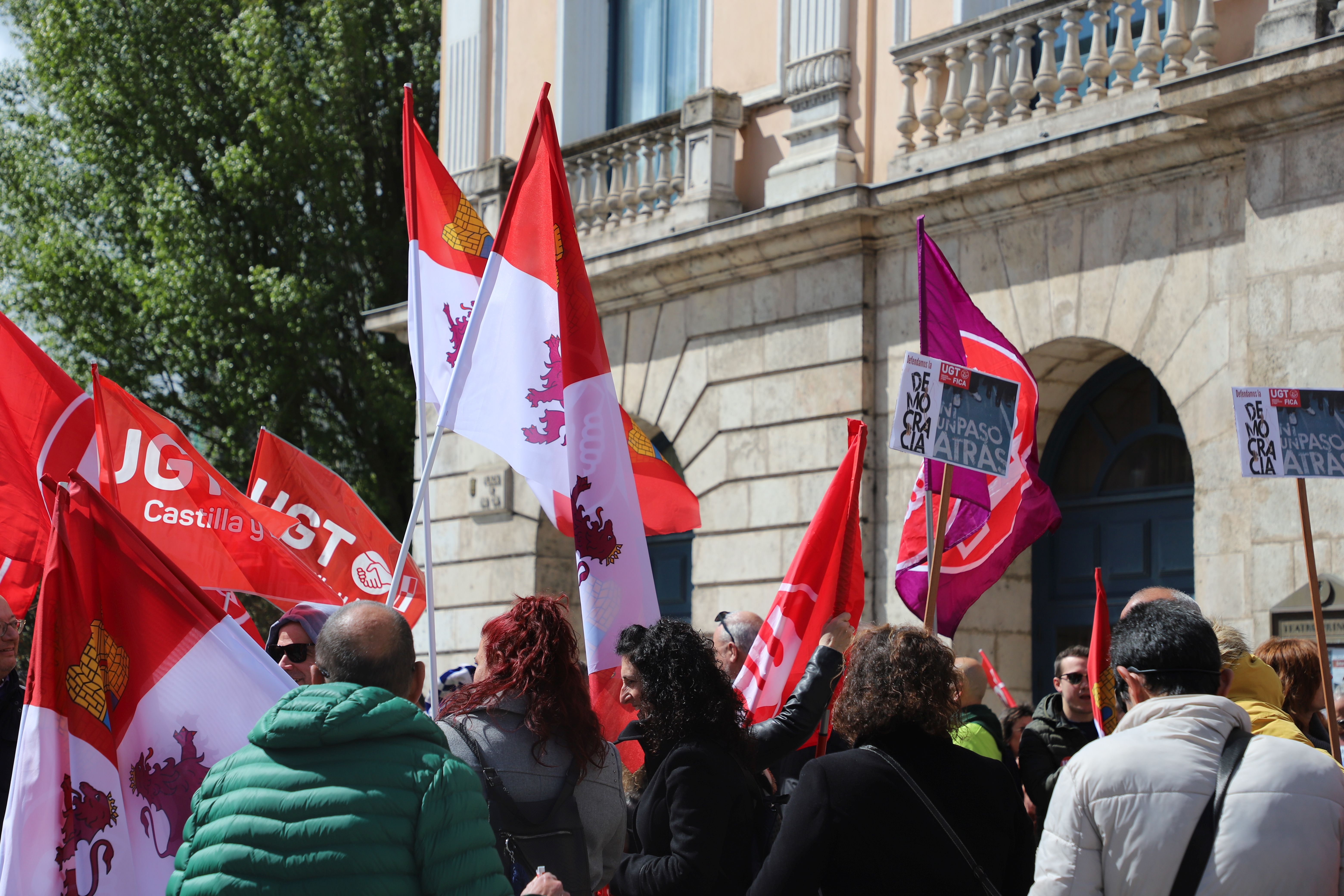 Las imágenes de la manifestación este Primero de Mayo